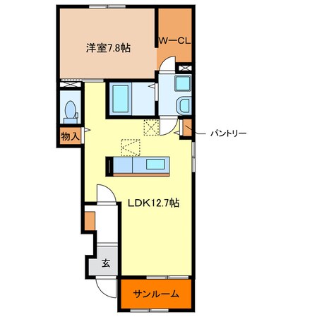 ローズ　ゲート　Ⅱの物件間取画像